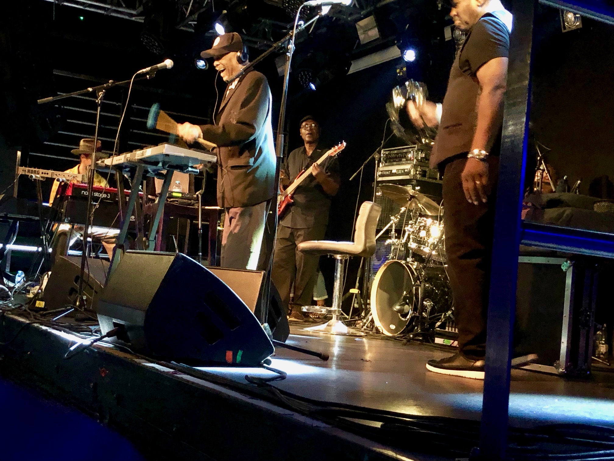 Roy Ayers at the Liquid Rooms in Edinburgh in August 2022, with his band Ubiquity