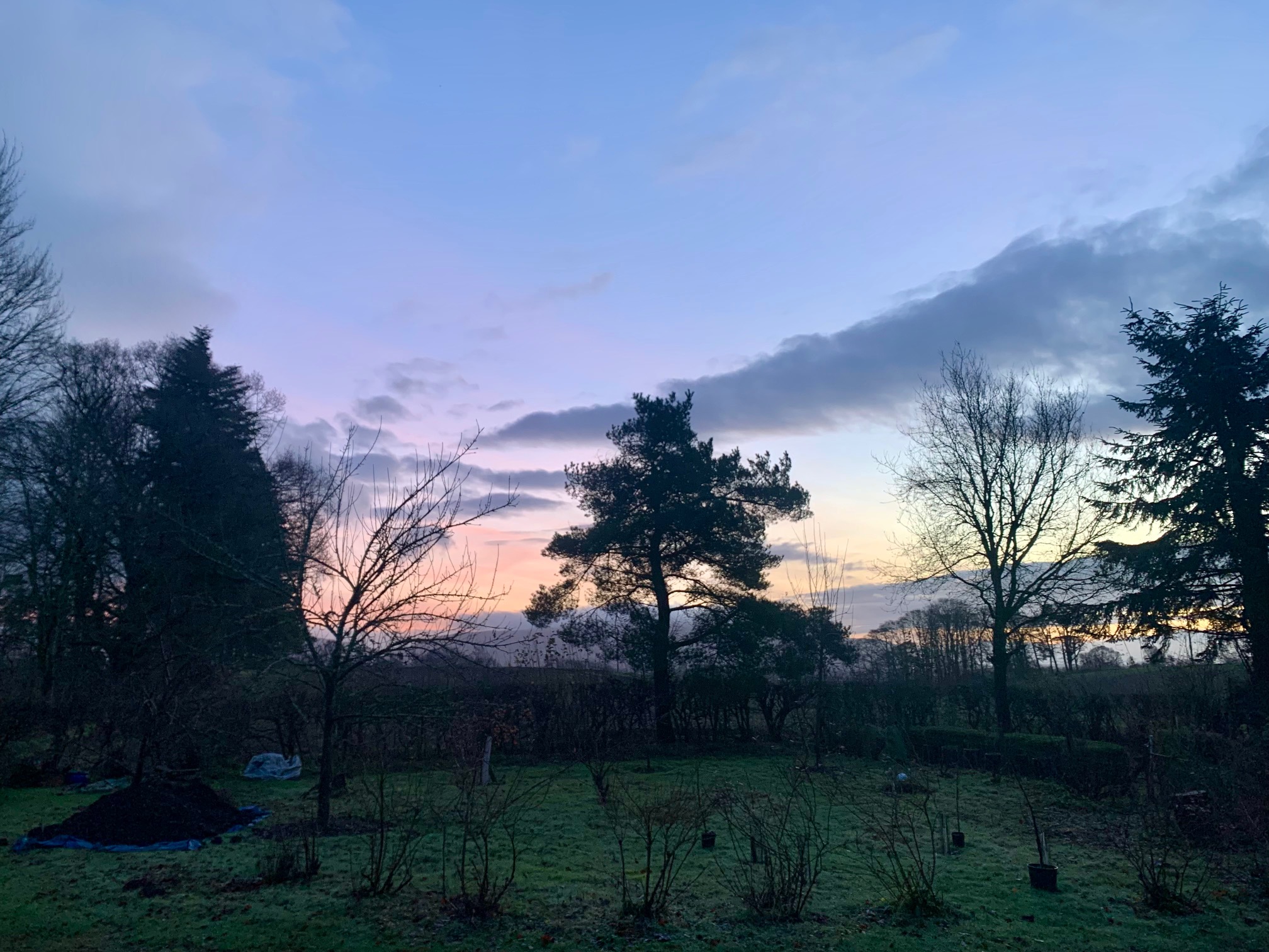 Sunrise on the winter solstice 2025, lighting up the horizon Photo Fay Young