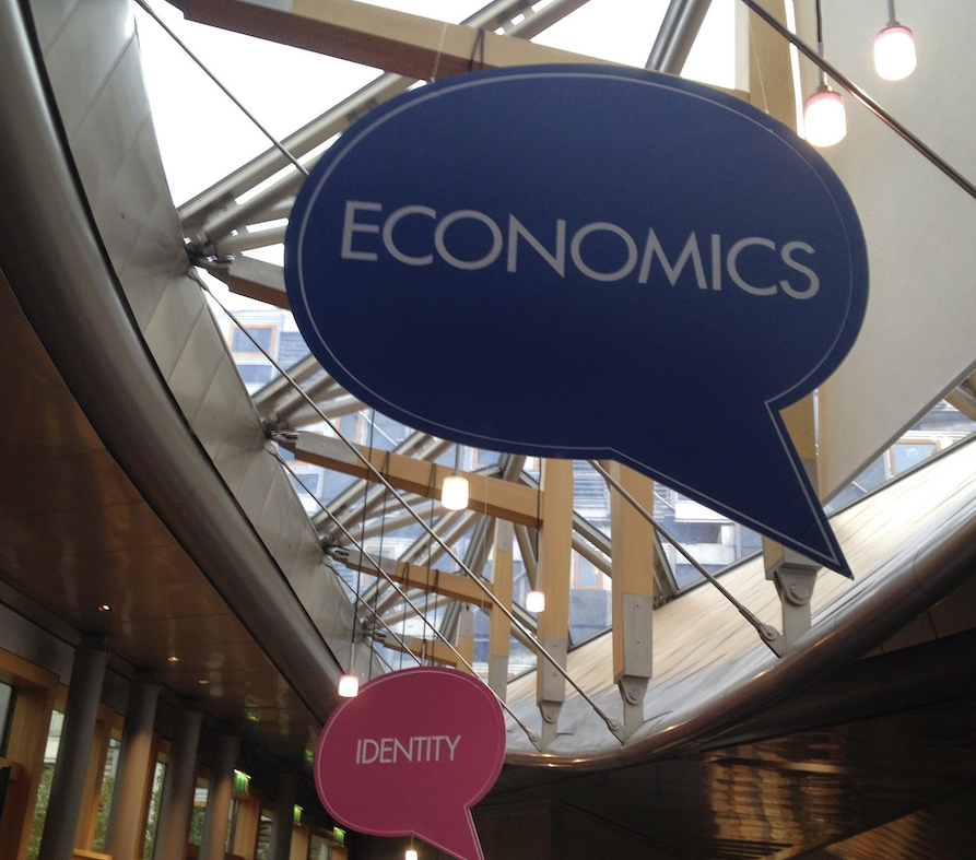 An economics 'bubble' from Festival of Politics in Scottish Parliament 2015