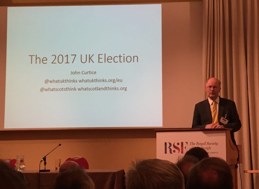 John Curtice interpreting the 2017 general election