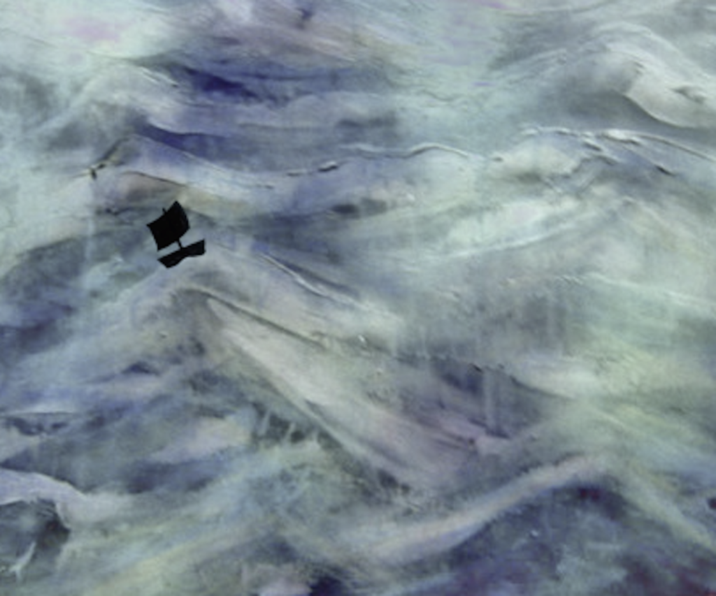 A small ship, hopelessly at sea