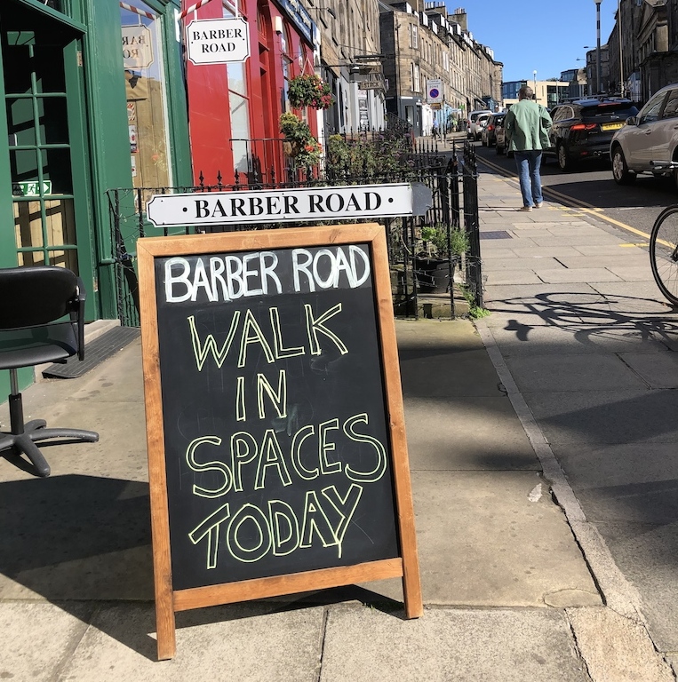 Barber shop in Broughton Street welcomes walk in customers