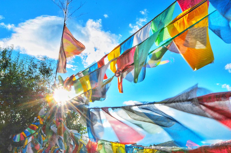 Prayer flags image by lwtt93 CC.by 2.0