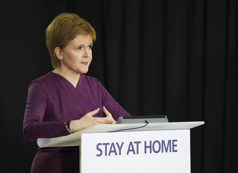 First Minister Nicola Sturgeon at COVID-19 press conference - 14 May 2020. CC by 2.0