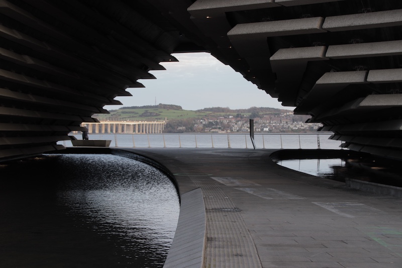 Looking through the V&A tunnel to the Tay Bridge and Fife: picture Tommy Perman